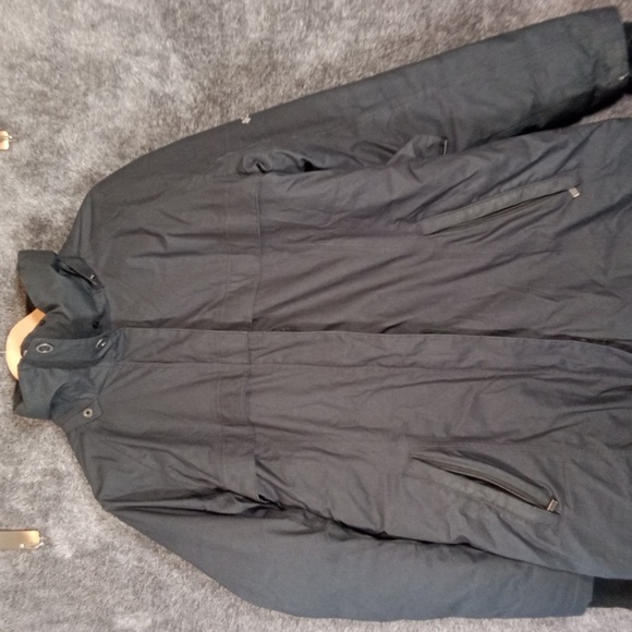 Columbia Omni Tech Waterproof Long Womens Coat Thumbholes Full Zip XL - Picture 2 of 14